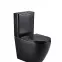 WC hajlatok nélkül Igar Black + WC ülőke lassú záródású