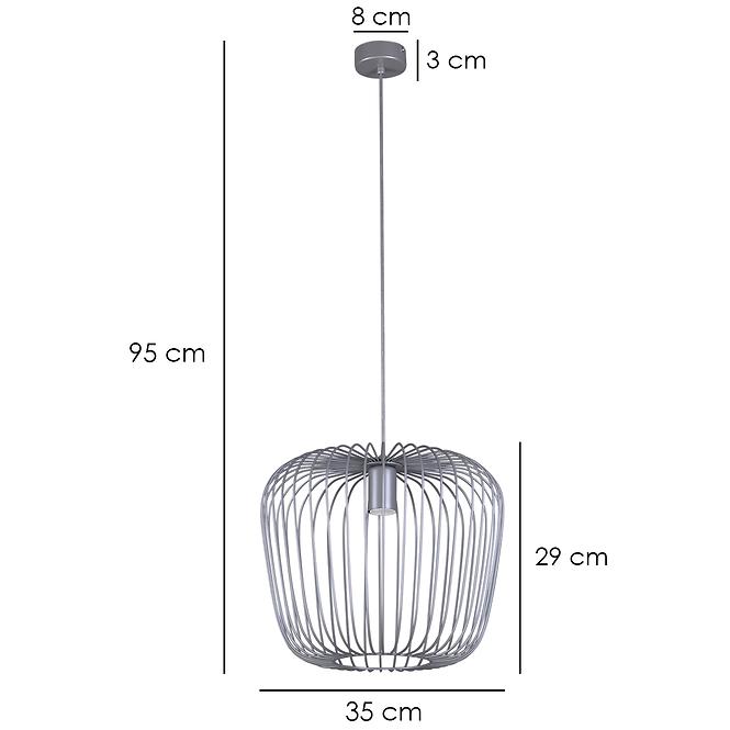 Lámpa Eden K-4100 Szürke LW1 