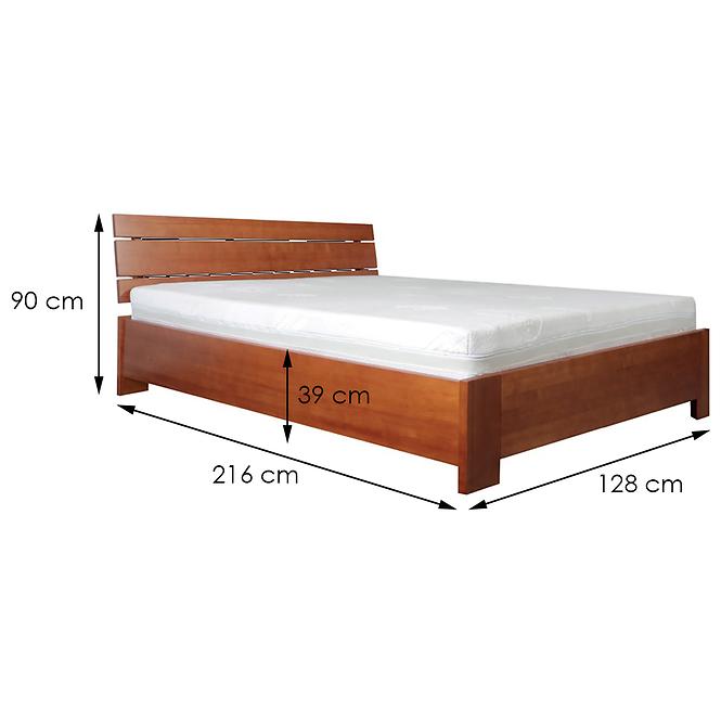 Ágy fa Halden Plus 120x200 éger