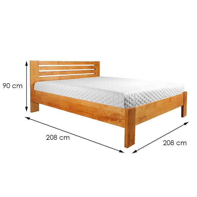 Ágy fa Bergen 200x200 éger