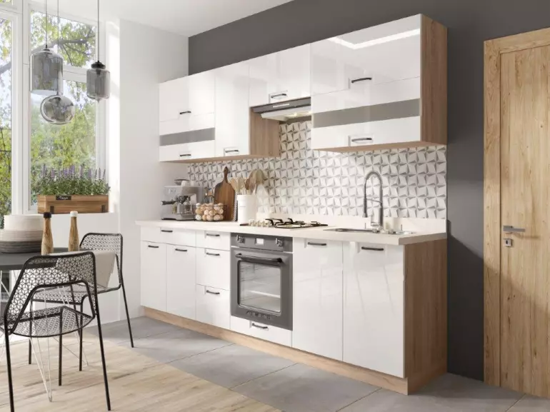 Konyhaszekrény Favorit Zm45 Sonoma/White,3