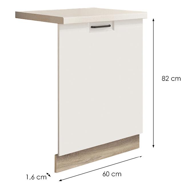 Konyhaszekrény Favorit Zm60 Sonoma/White