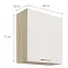 Konyhaszekrény Favorit 34g Sonoma/White,2