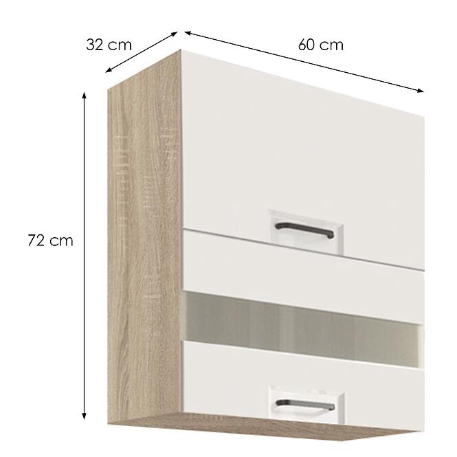 Konyhaszekrény Favorit 40g Sonoma/White