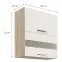 Konyhaszekrény Favorit 40g Sonoma/White,2