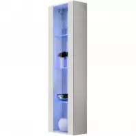Vitrin Fly 41+Üveg fehér +LED