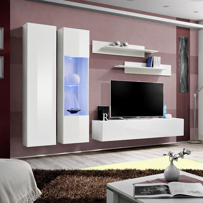 Vitrin Fly 42+Üveg fehér+LED