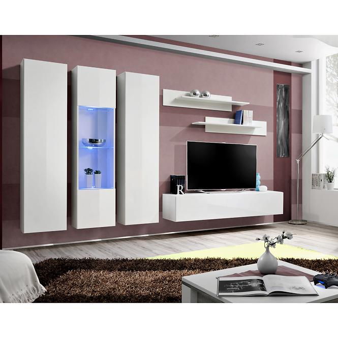 Vitrin Fly 42+Üveg fehér+LED