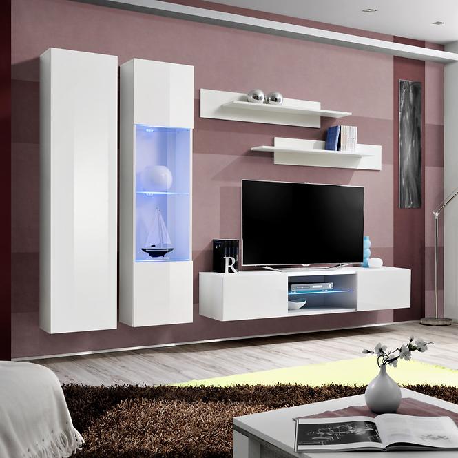 Vitrin Fly 42+Üveg fehér+LED