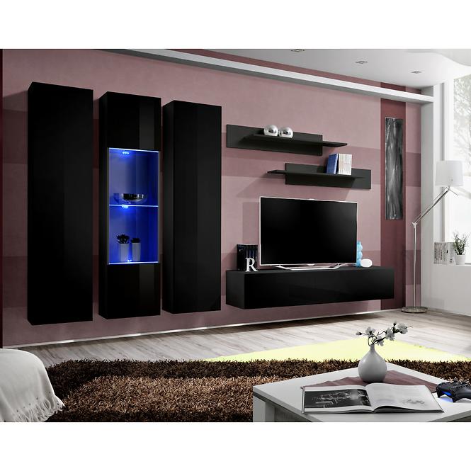 Vitrin Fly 42+Üveg fekete +LED