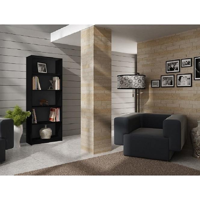Regál Office R60 fekete,4