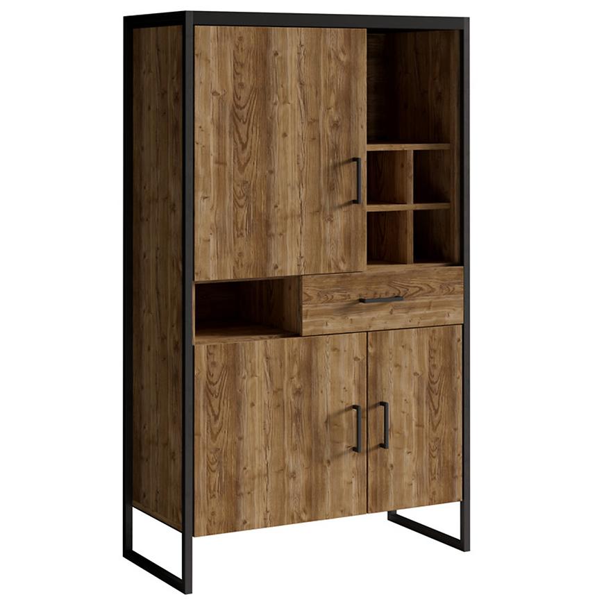 Regál 3d 1s Tarabo 42 Appenzeller Fichte-fekete