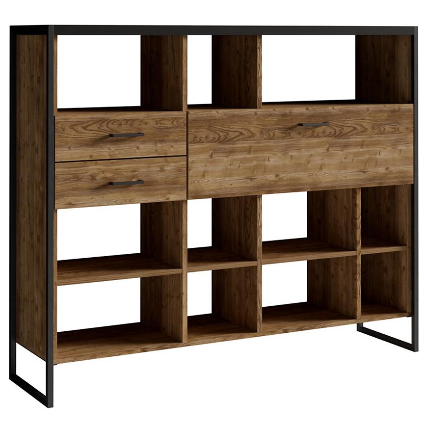 Regál 2s Tarabo 48 Appenzeller Fichte-fekete