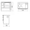 Tűzhely Donna fehér 90 8,1 kW jobb,3