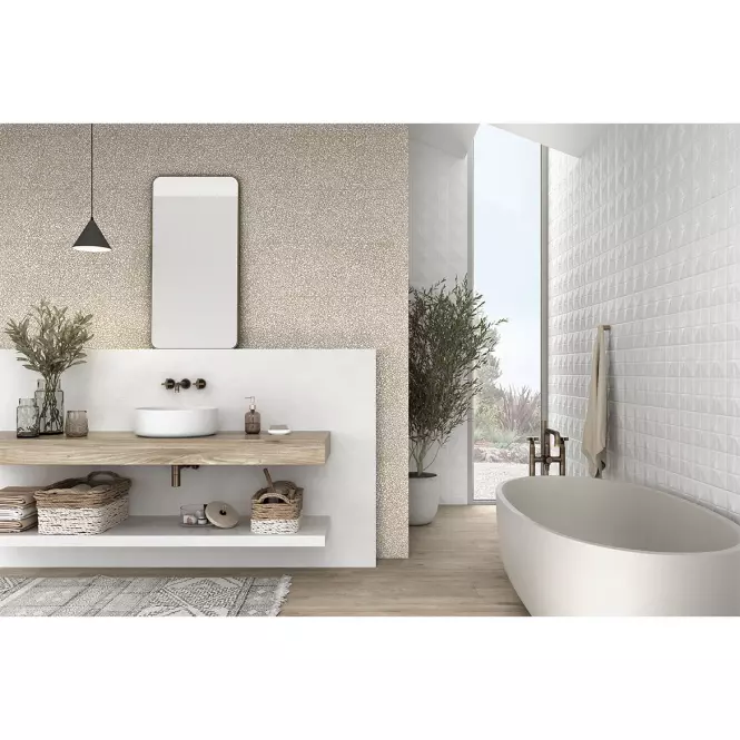 Csempe Dekor Meridiana Blanco 25/75