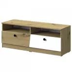 TV asztal Nero 08 két fiókos - Fekete Mat
