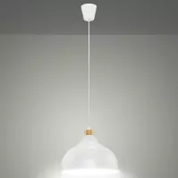 Lampa Cap 2070 Wood Feher Lw1