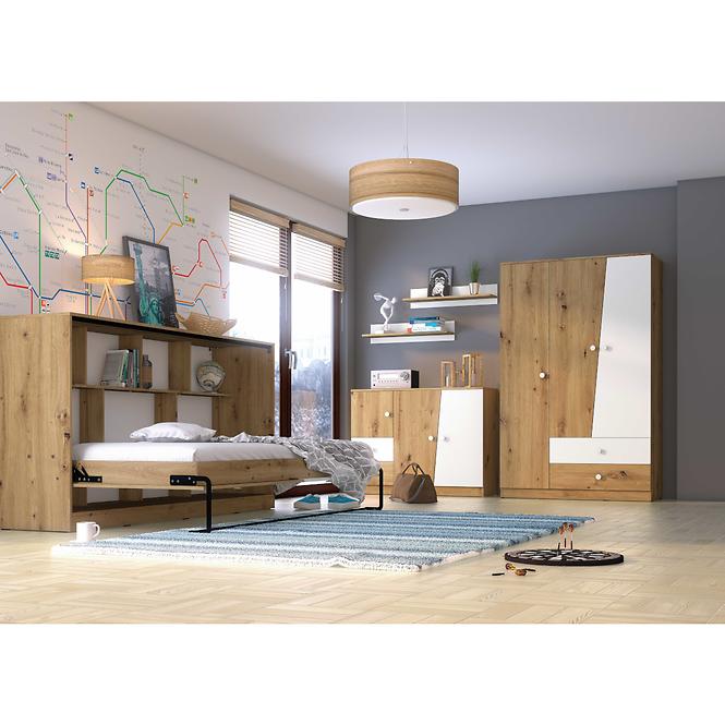 Polc Nero 04 80 - Fehér mat