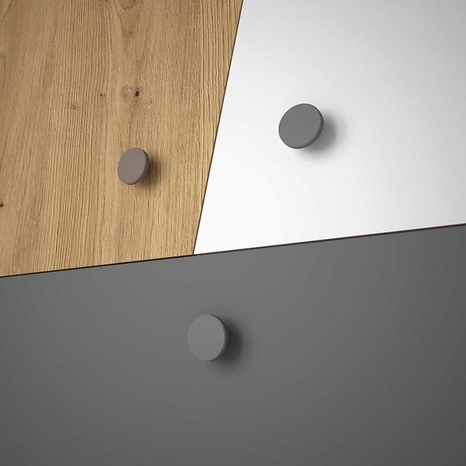 Polc Nero 04  80 – Szürke mat,3