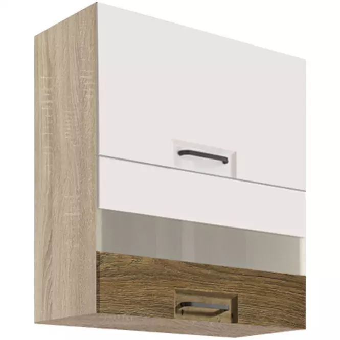 Konyhaszekrény Favorit 40g Sonoma/White+Ribbeck