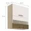 Konyhaszekrény Favorit 40g Sonoma/White+Ribbeck,2