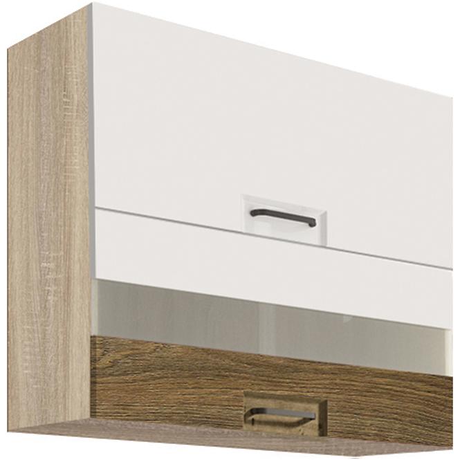 Konyhaszekrény Favorit 41g Sonoma/White+Ribbeck