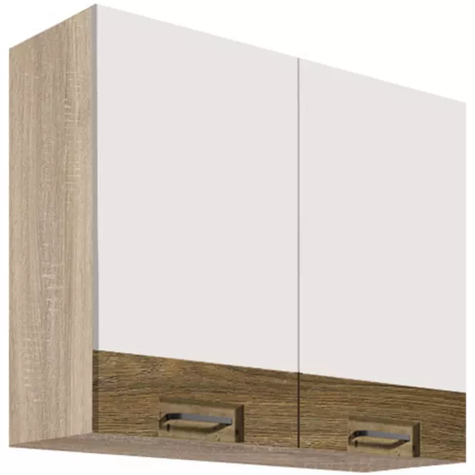 Konyhaszekrény Favorit 43g Sonoma/White+Ribbeck