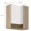 Konyhaszekrény Favorit 44g Lewa Sonoma/White+Ribbeck,2