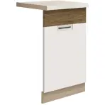 Konyhaszekrény Favorit Zm45 Sonoma/White+Ribbeck