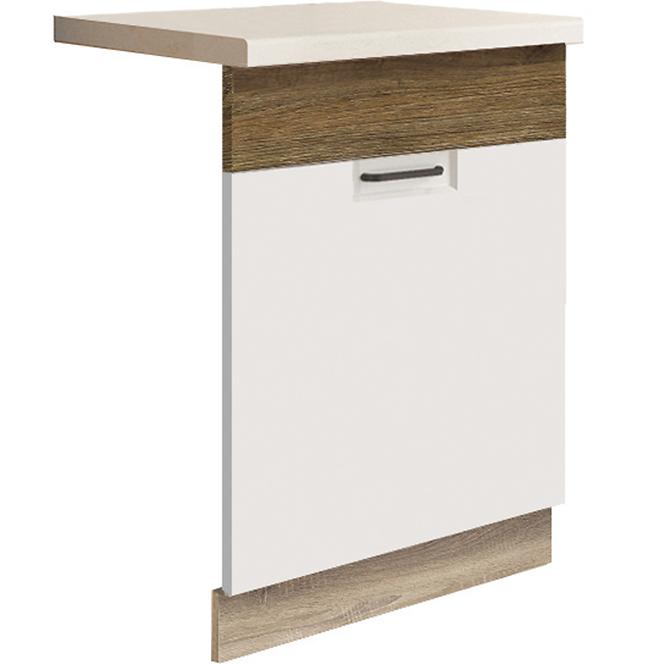 Konyhaszekrény Favorit Zm60 Sonoma/White+Ribbeck