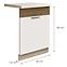 Konyhaszekrény Favorit Zm60 Sonoma/White+Ribbeck,2