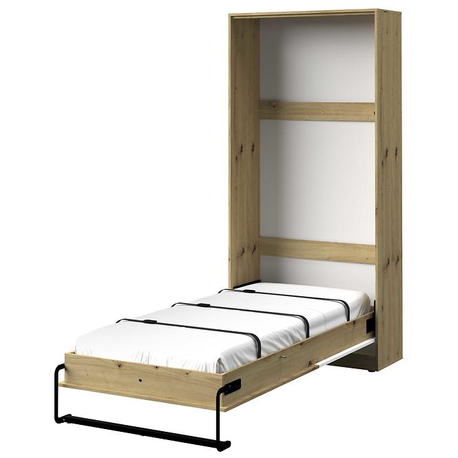 Összecsukható ágy  függőleges Nero 15 – Fehér  fényes