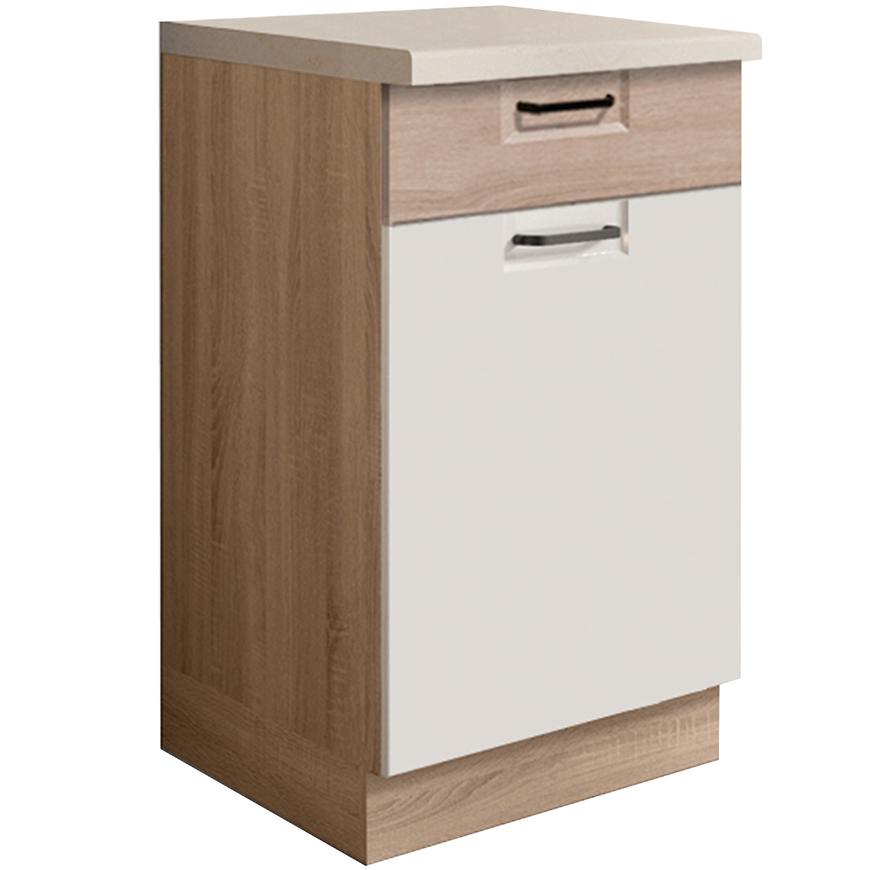 Konyhaszekrény Favorit 3d Sonoma/White+Sonoma