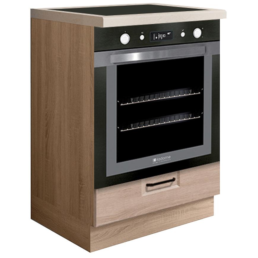 Konyhaszekrény Favorit 17d Sonoma/White+Sonoma