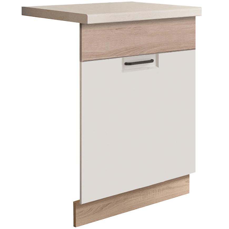 Konyhaszekrény Favorit Zm60 Sonoma/White+Sonoma