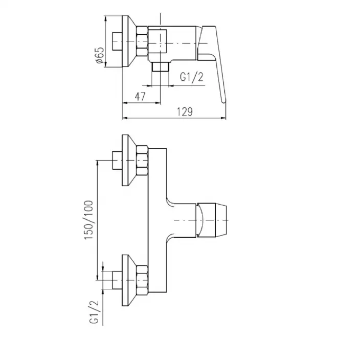 Csaptelep zuhanyhoz Colorado CO181.5Z,2