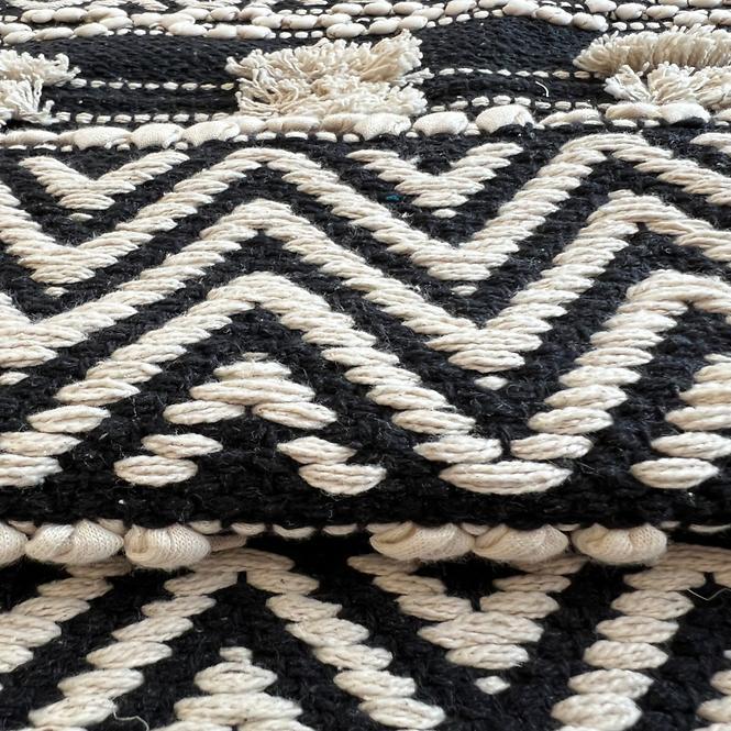 Szőnyeg Bawełniany Cherokee 0,7/1,3 CC-304 fekete