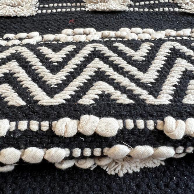 Szőnyeg Bawełniany Cherokee 0,8/1,5 CC-304 fekete