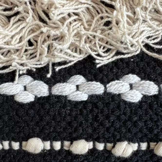 Szőnyeg Bawełniany Cavan 0,8/1,5 CC-311 fekete