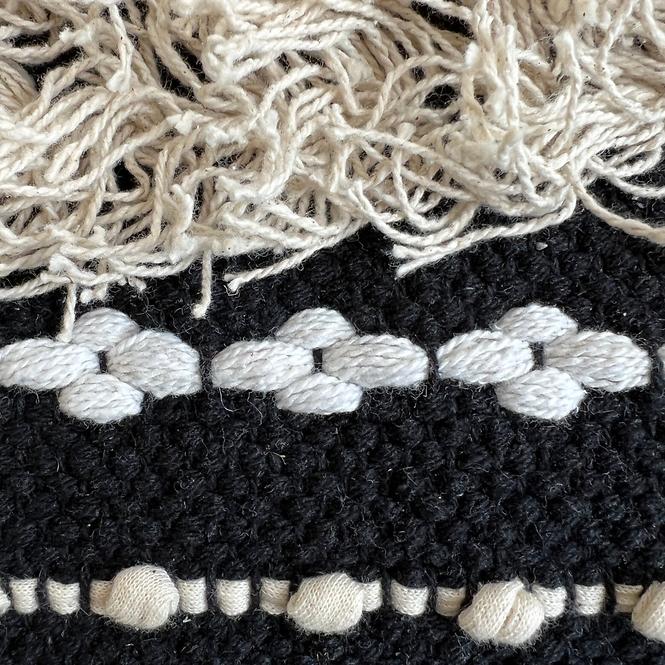 Szőnyeg Bawełniany Cavan 0,8/1,5 CC-311 fekete