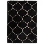 Szőnyeg Shaggy 3D Flytap 1,4/1,9 PSR 06046 fekete