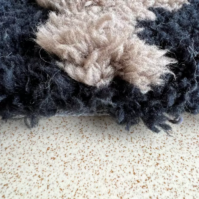 Szőnyeg Shaggy 3D Flytap 1,6/2,3 PSR 06046 fekete