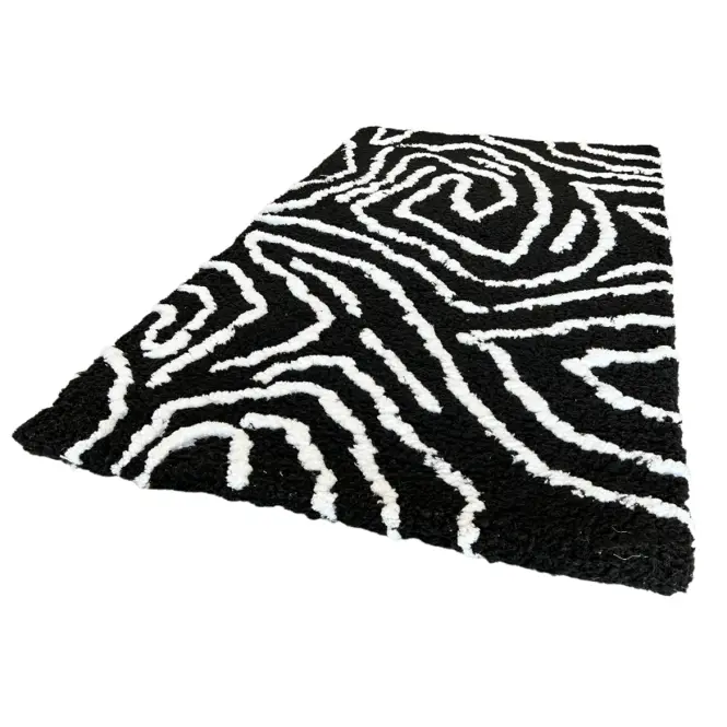 Szőnyeg Shaggy BlackCurves 0,8/1,5 PSR-13557 fekete,3