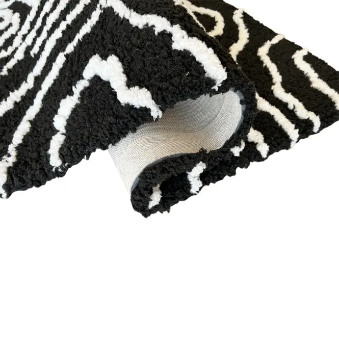 Szőnyeg Shaggy BlackCurves 0,8/1,5 PSR-13557 fekete,7