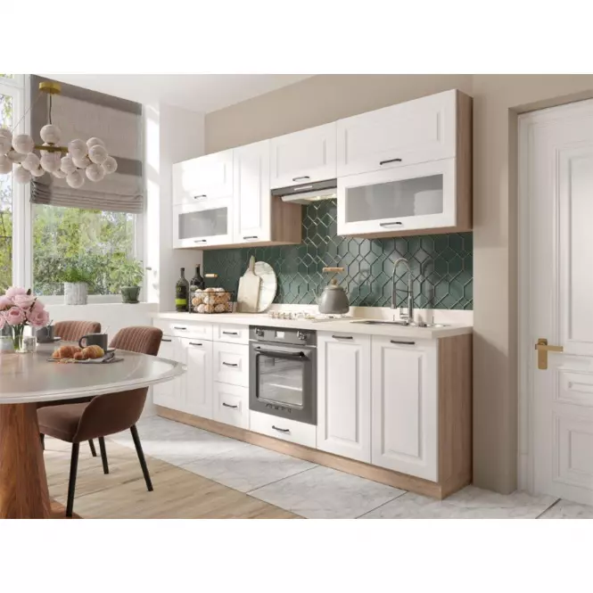 Konyhaszekrény Smart  31g Sonoma/fehér Mat,2