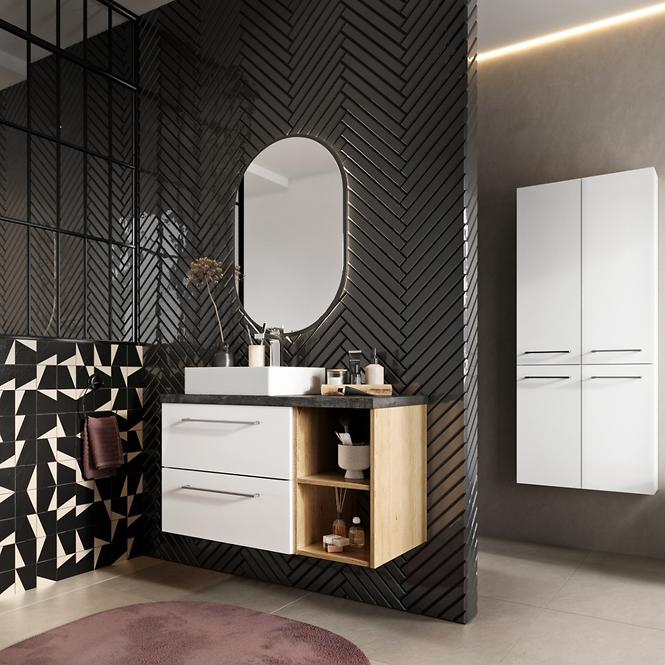 Fürdőszoba szekrény Metro System D60 fehér