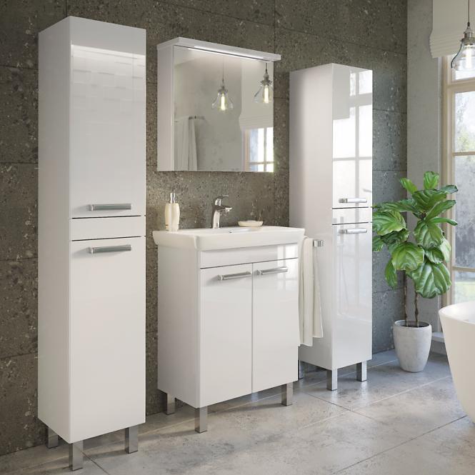 Fürdőszoba bútor CAPRI D55 2D0S fehér