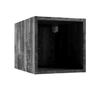 Fürdőszoba szekrény Qubik fekete beton 30x30x44