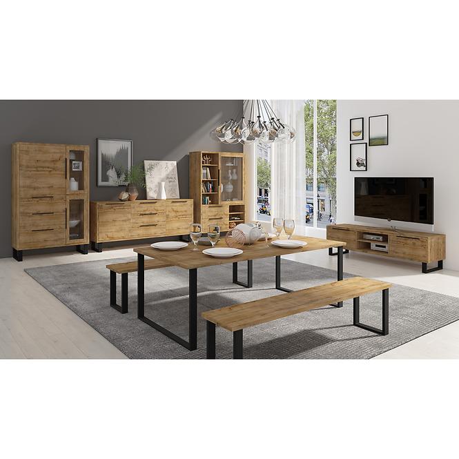 Vitrin 1d 2s Halle 13 tölgy Wotan
