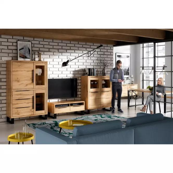 Vitrin 1d 2s Halle 13 tölgy Wotan